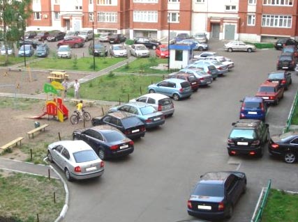 Для облаштування парковки для автомобілів необхідно дотримуватися правила: